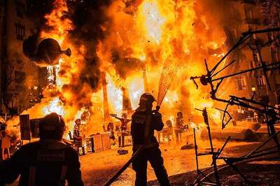 Kozhikode Fire: 10 Shops Gutted After Suspected Cylinder Blast