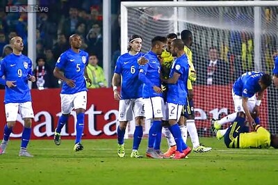 Neymar sent off as Colombia beat Brazil 1-0 in Copa America