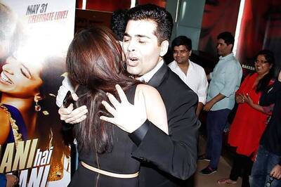 Snapshot: Is this the world's most awkward celebrity hug?