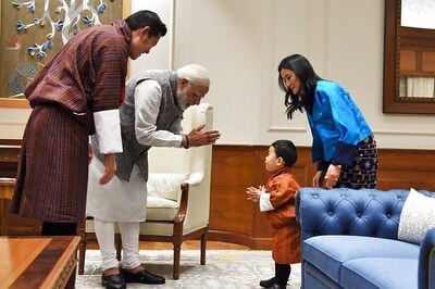 When Prime Minister Narendra Modi Gifted Bhutan's Prince a Football