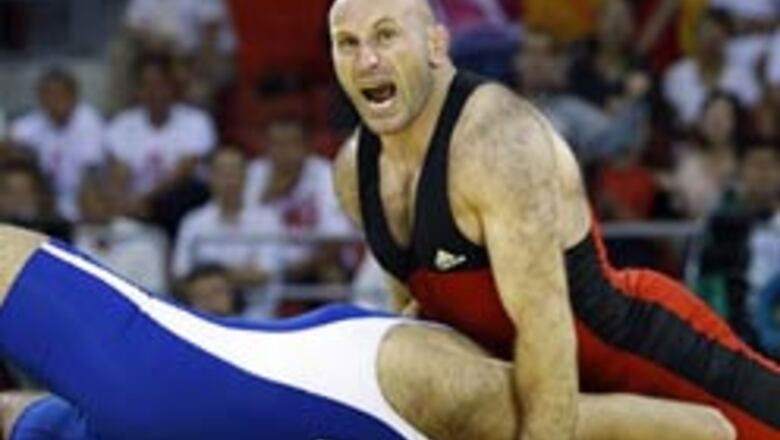 Georgia stop Russia's bid for mat hat-trick