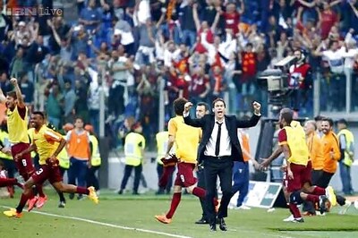 Dramatic derby win sends Roma into Champions League