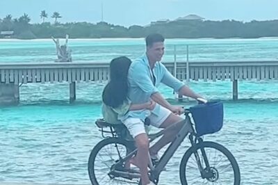 Akshay Kumar Takes Daughter Nitara on Cycle Ride as he Enjoys Vacation in Maldives; See Photo
