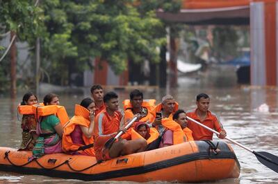 Patients Being Shifted from Trauma Centre in North Delhi to LNJP Hospital Amid Flooding