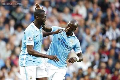 Yaya Toure nets twice as Manchester City beat West Bromwich Albion 3-0