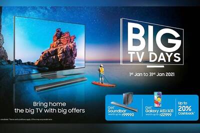 Samsung Big TV Days Sale Now Live in India, Cashback Deals Announced for QLED and 4K Crystal Models