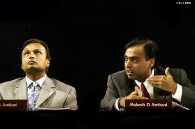 Timeline: the big Ambani dispute