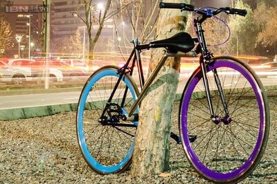 This 'theft-proof' bicycle has a detachable seat that turns into a lock