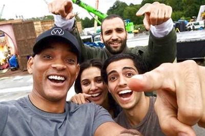 Will Smith Shares First Photo of Disney's Aladdin Cast