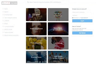 Twitter updates its homepage with the new 'interesting topics to explore' section
