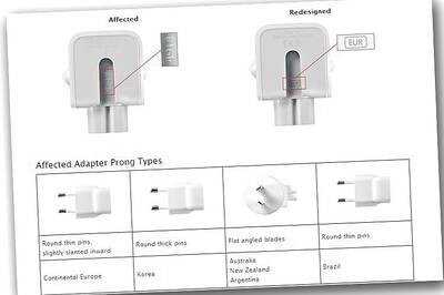 Apple recalls wall plug adapters sold outside US; warns of the risk of electric shock