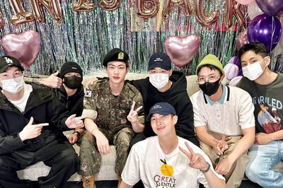 BTS: Jin Poses For FIRST Pic With RM, Suga, J Hope, Jimin, V, Jungkook After Military Discharge