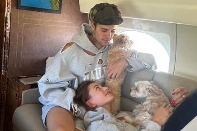 Justin Bieber Wearing 'Hailey Bieber' Sweatshirt Is Pure Love