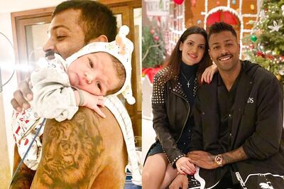 Hardik Pandya Shares Priceless Moments with Son Agastya, See Natasha's Cute Reaction