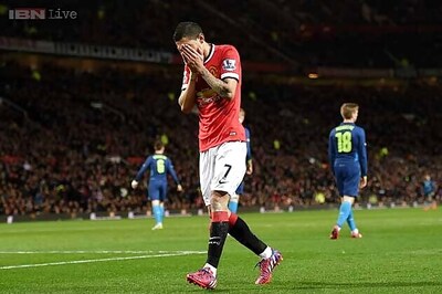 Angel Di Maria red card adds to Louis van Gaal's woes