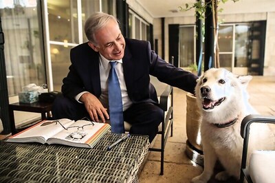 Israeli PM's dog bites political visitors