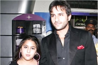 Childhood Pic of Sara Ali Khan Twinning in Black with Saif Goes Viral, See Here