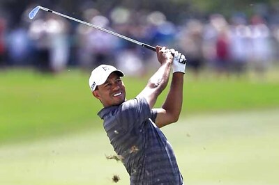 Tiger in a three-way lead at PGA Championship