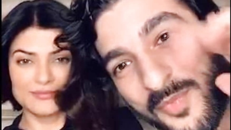 Sushmita Sen's Beau Rohman Shawl Gives Romantic Twist to 'Bade Ache Lagte Hain' for the Actress