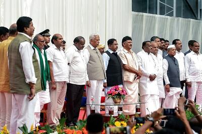 As Cabinet Inducts 25, Karnataka MLAs See Opportunity to Milk Unsteady Congress-JDS Coalition