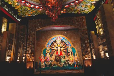 Vow to Build Better Lives for The 'Dreammakers': Construction Workers The Theme of Kolkata Durga Puja Pandal