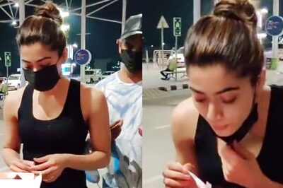 Paparazzi Surprises Rashmika Mandanna With Birthday Cake, Check the Pushpa Star's Reaction