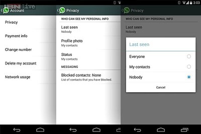 WhatsApp update to hide 'last seen at' timestamp now available on Google Play