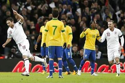 Scolari suffers as Lampard seals England win