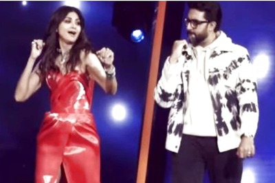 Shilpa Shetty and Abhishek Bachchan Recreate Iconic Dus Bahane Step on India's Got Talent