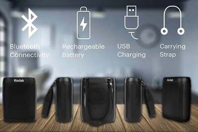 Kodak 68M Portable Speaker Launched For Rs 3,290