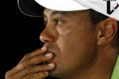 Tiger Woods' wife walks out on him
