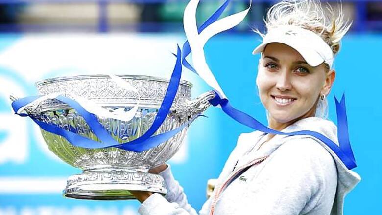 Vesnina overpowers Hampton to take Eastbourne title