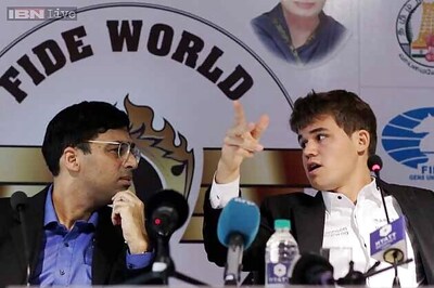 World Chess Championship: Anand plays out tame draw with white pieces against Carlsen