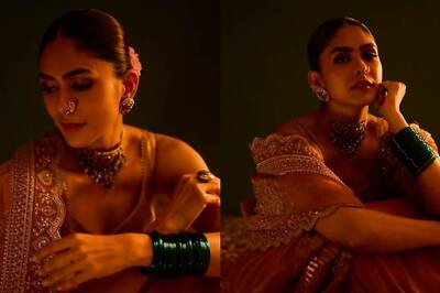 Mrunal Thakur Shows How A Marathi Nosepin Can Be Styled With An Anarkali