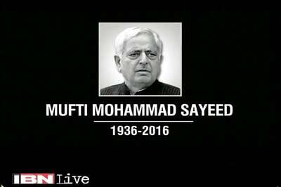 J&K CM Mufti Mohammad Sayeed's body being taken to Srinagar, 7-day mourning declared, flags to fly at half mast