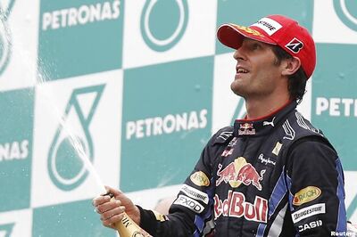 Webber fastest in last Chinese GP practice