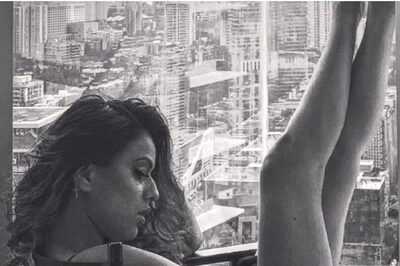 Nia Sharma Flaunts Her Toned Legs in Monochrome Pic
