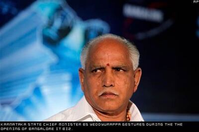 Governor interfering too much: Yeddyurappa