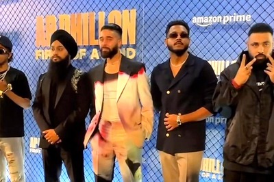 Badshah, King, Harrdy Sandhu, MC Stan Pose With AP Dhillon At Special Screening Of 'First Of A Kind'