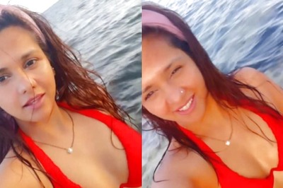 Dalljiet Kaur Drops Jaws With Her Sexy Red Bikini Avatar; Video You Must Not Miss