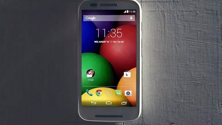Motorola launches the Moto E in India at Rs 6,999; to be available exclusively on Flipkart