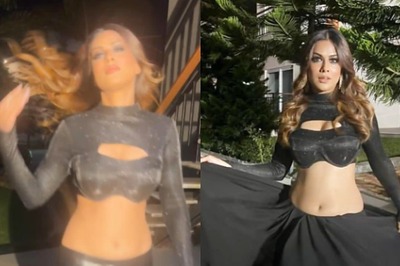 Sexy! Nia Sharma Oozes Hotness In A Sequin Black Bralette, Video Goes Viral