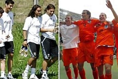 High-flying Argentina take on the Dutch