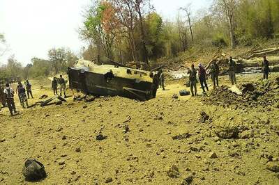 Nine CRPF Men Killed as Naxals Blow up Armoured Vehicle in Chhattisgarh's Sukma District
