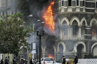 Ratan Tata visits devastated Taj Hotel