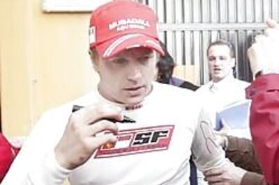 F1 champ Kimi Raikkonen fastest in practice in Bahrain