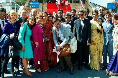 Snapshot: Ranvir Shorey poses with 'Titli' team at its screening; the film gets a thumbs up at Cannes 2014
