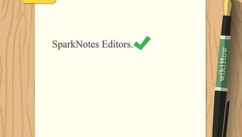 How to Cite SparkNotes