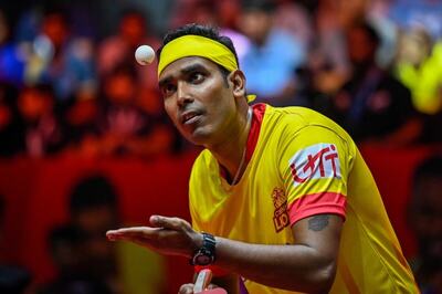 Sharath Kamal Makes Winning Start at WTT Contender Doha, Sathiyan Gnanasekaran Loses