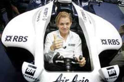 Williams driver Rosberg excited about Singapore GP
